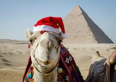 Giza Pyramids during Egypt Christmas Tour